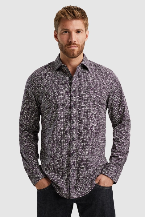 PME legend long sleeve shirt print on poplin